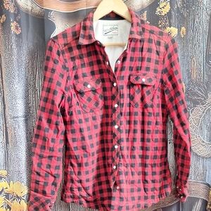 Plaid Button-Down Women's Shirt